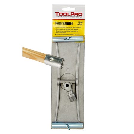 TOOLPRO Drywall Pole Sander with Female Wood Handle TP04025